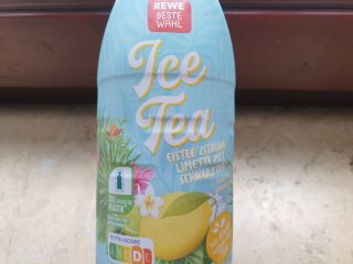 Rewe® Beste Wahl™ Ice Tea Eistee Zitrone-Limette mit Schwarztee