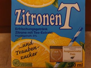 ZitronenT® Erfrischungsgetränk Zitrone mit Tee-Extrakt