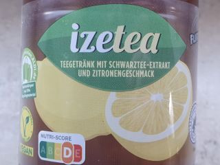 Flirtea® izetea™ Teegetränk mit Schwarztee-Extrakt und Zitronengeschmack